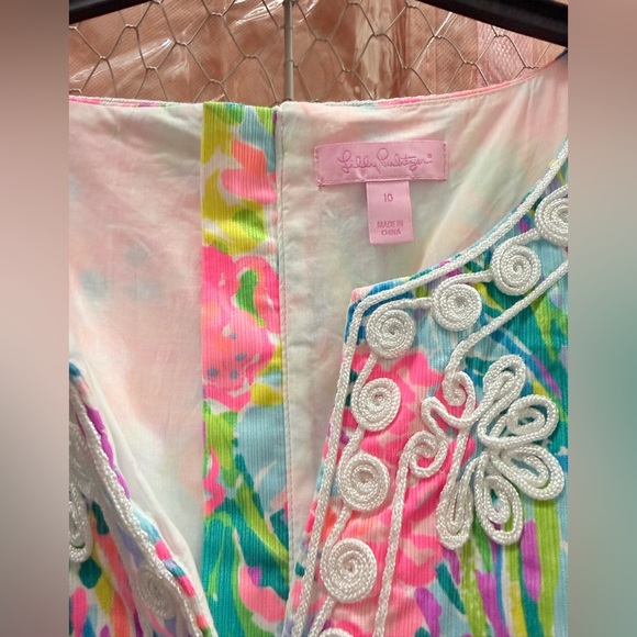 Lilly Pulitzer Gabby Shift Dress Fan Sea Print - Picture 8 of 9